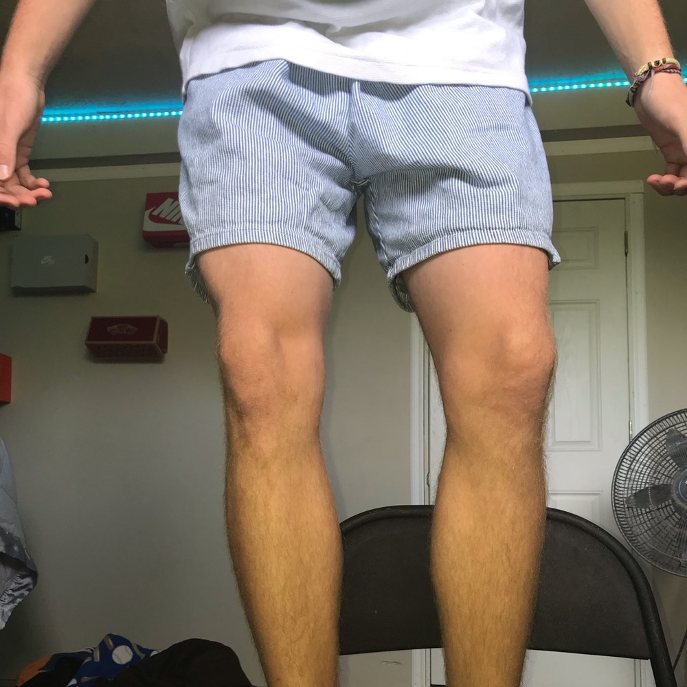 Vintage pin striped shorts